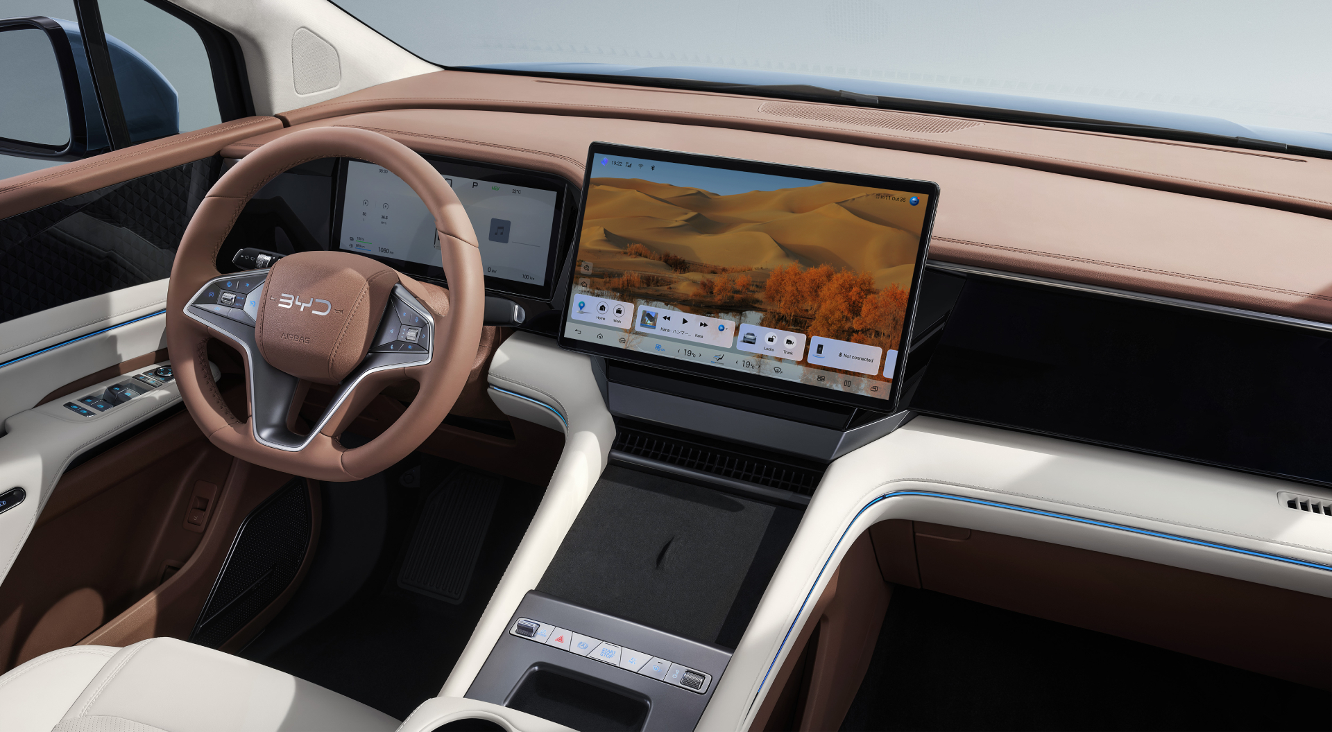 BYD M9: Vị trí ghế lái